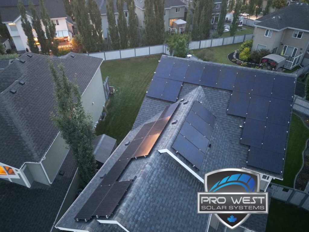solar panel installation in Edmonton